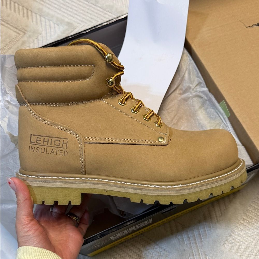 LEHIGH SAFETY SHOES STEEL TOE 200G INSULATED WORK BOOT